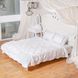 Комплект двуспальный постельного белья "Белый с кантом"