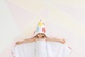 Детское полотенце с капюшоном махровое "Шарики"