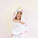 Детское полотенце с капюшоном махровое "Шарики"