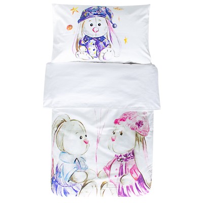 Дитяча постіль для новонародженних Royal Dream Exclusive bed linen"Французський зайчик"