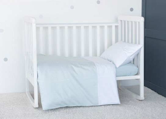 Дитяча постіль для новонародженних "Royal BLUE" мереживо