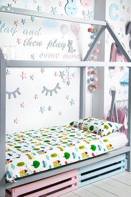 Детский постельный комплект "Город" Premium linen
