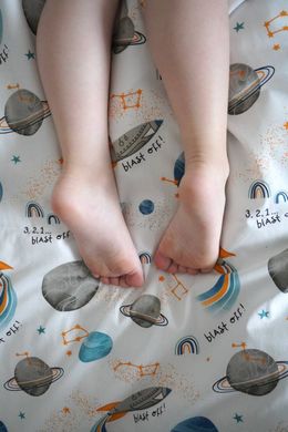 Детский постельный комплект "Космос"
