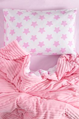 Детское постельное белье "Розовые звезды" Плюш - Сатин