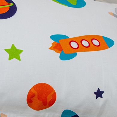 Полуторный комплект постельного белья "Я космонавт Premium linen"