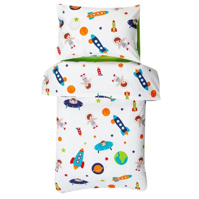 Полуторный комплект постельного белья "Я космонавт Premium linen"