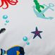 Полуторный комплект постельного белья "Морской мир - Premium linen" с кантом