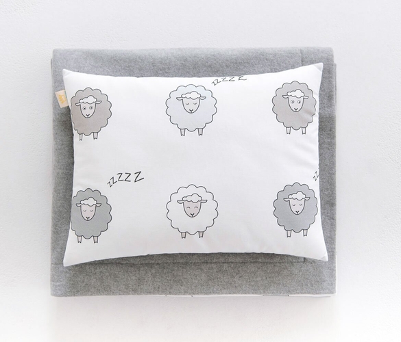 Набір ковдра з подушкою для немовлят "Вівці" до 2 років